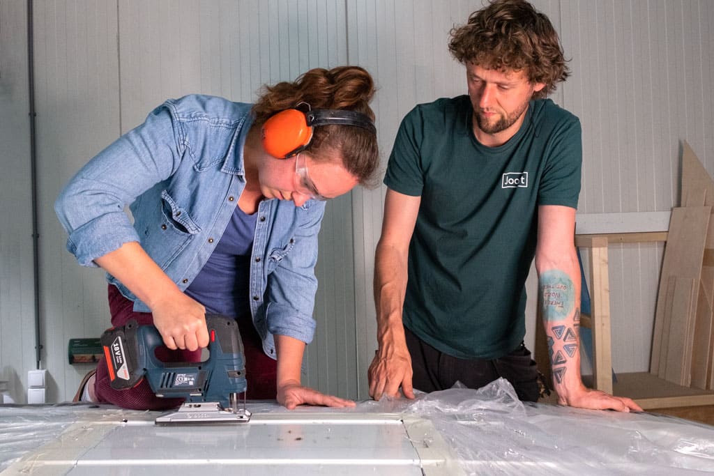 Camperwerkplek gereedschap huren