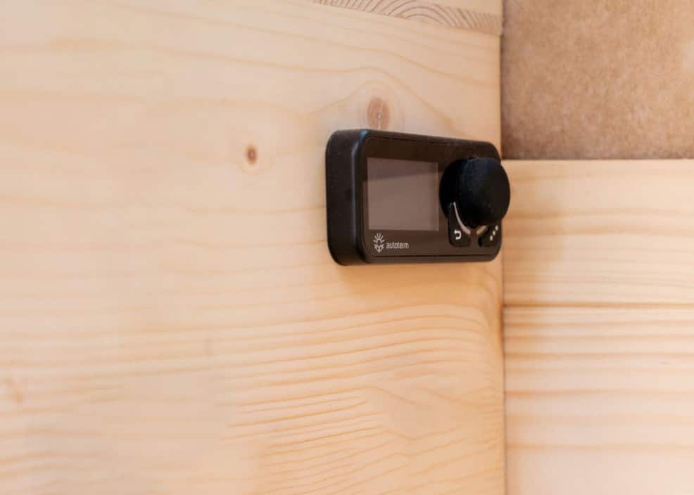 Standkachel laten inbouwen bedieningspaneel comfort control autoterm